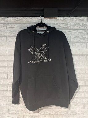 VORTEX Optics Black Hoodie Graphic Logo Men’s XL